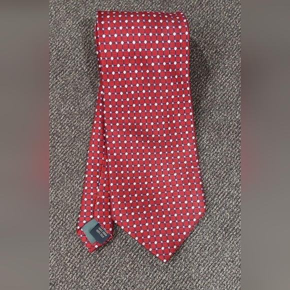 Valerio Garati Classic VG 100%  Silk Handmade Neck Tie- ITALY - Picture 7 of 8